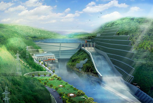 朝天老挝南塔河1号水电站项目